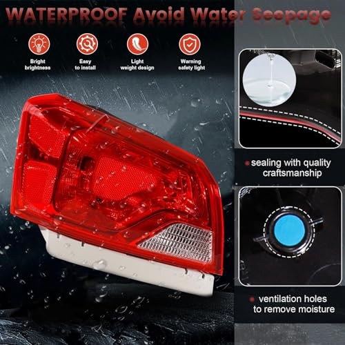 Tail Lights Assembly Compatible with 2014-2020 Chevy Driver Side Outer