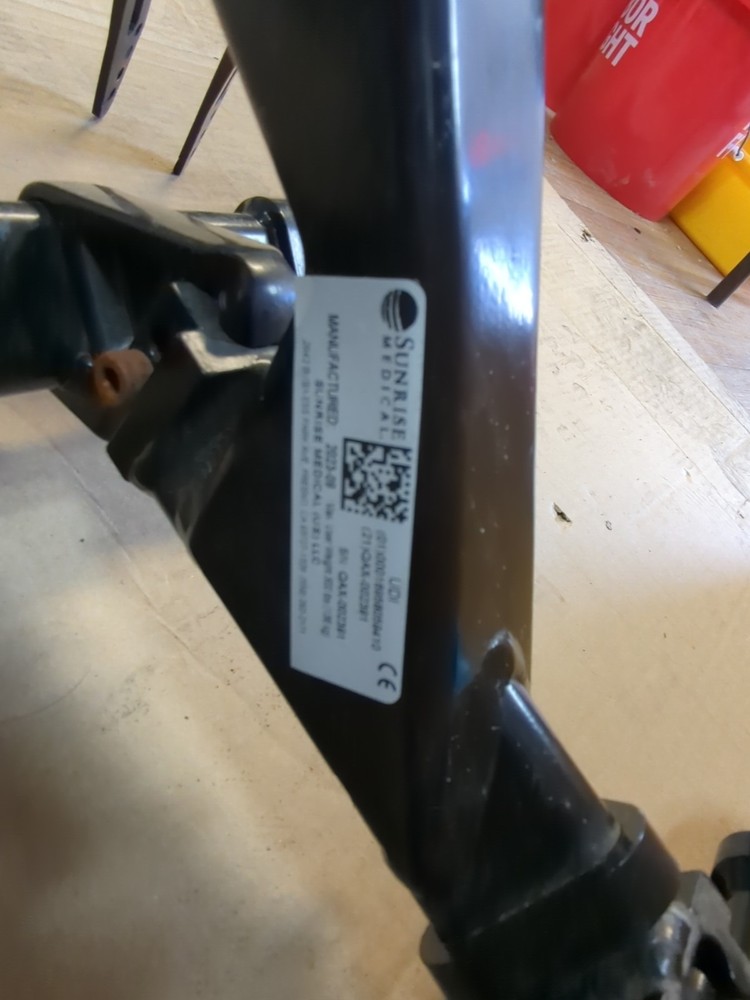 Quickie Access Manual Wheelchair Frame Blue