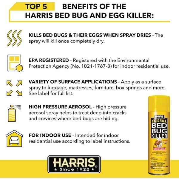 Bed Bug Killer Spray (16 oz.) - Kills Eggs & All Stages