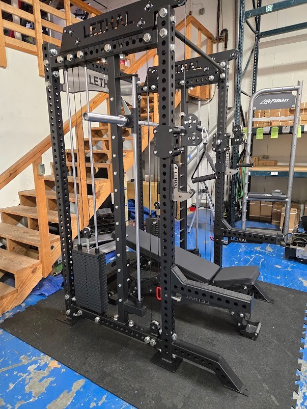 Lethal Smith/ Half Rack/ Functional Trainer Combo Weight Machine
