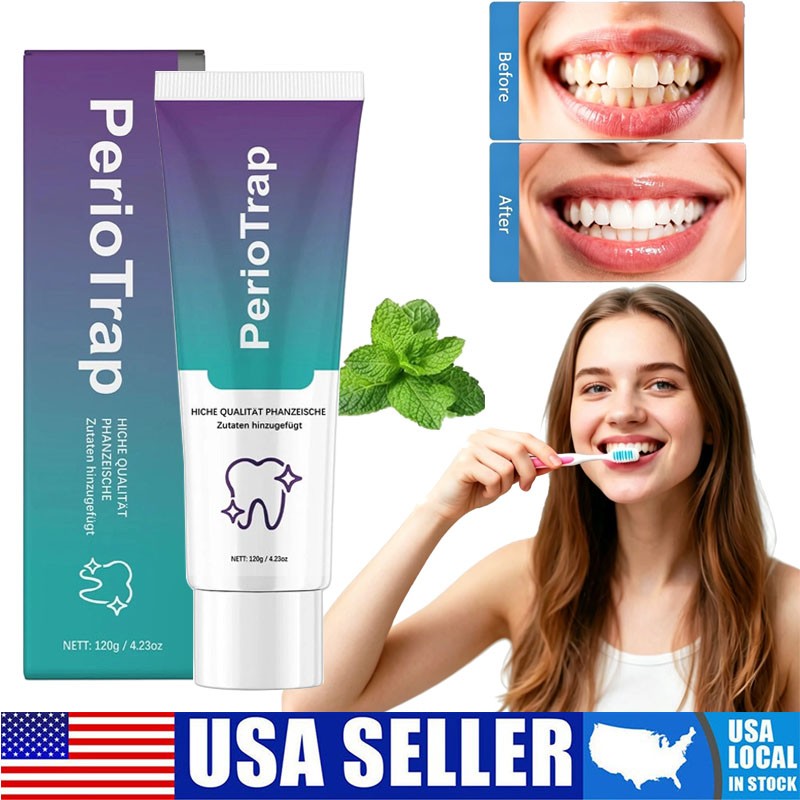 1-5PCS PerioTrap Mint Flavor Gum Toothpaste Cleaning Toothpaste Sensitive Teeth