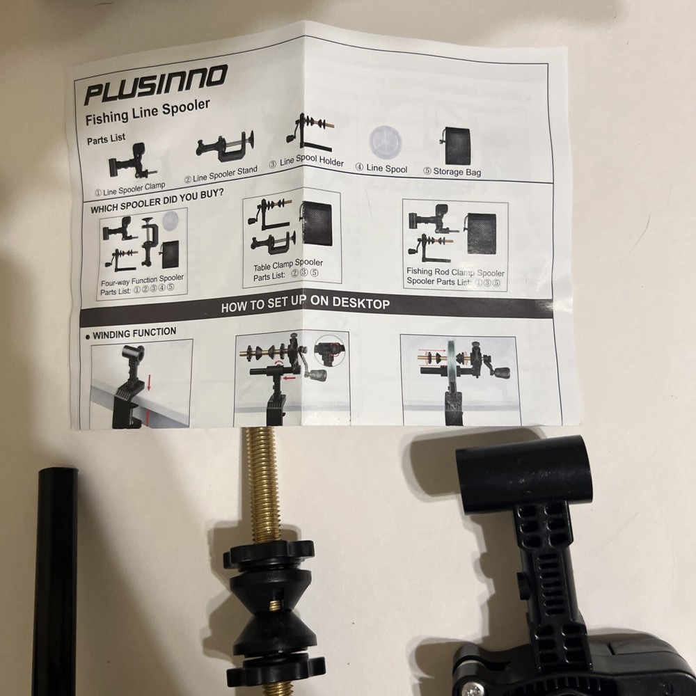 Fishing Line Spooler Table Clamp Spooler