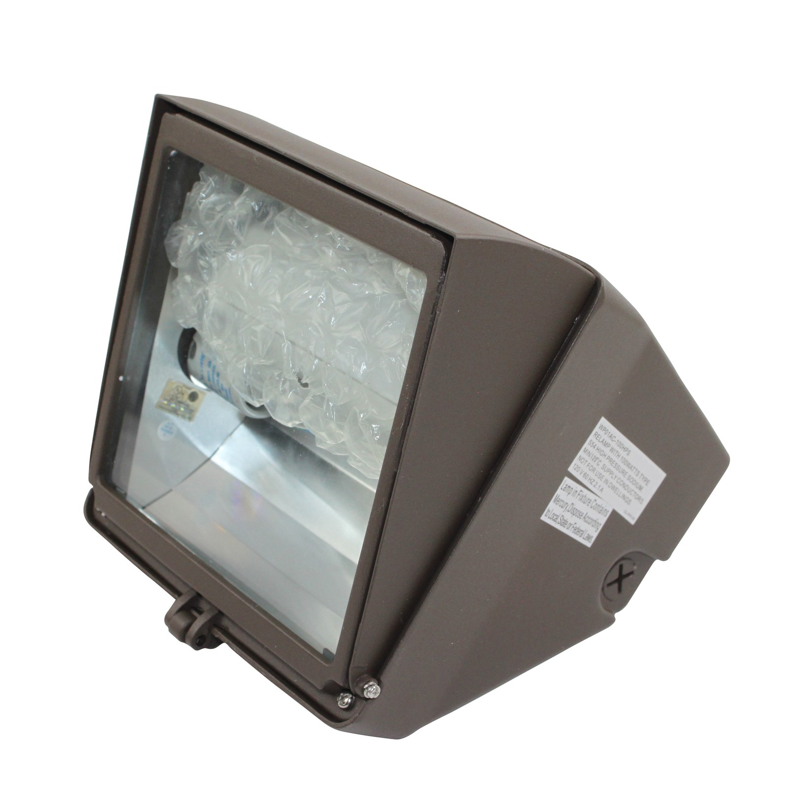 NSI WPCA100S ADJUSTABLE WALLPACK 100W 120V HPS OUTDOOR FLOOD LIGHTING FIXTURE