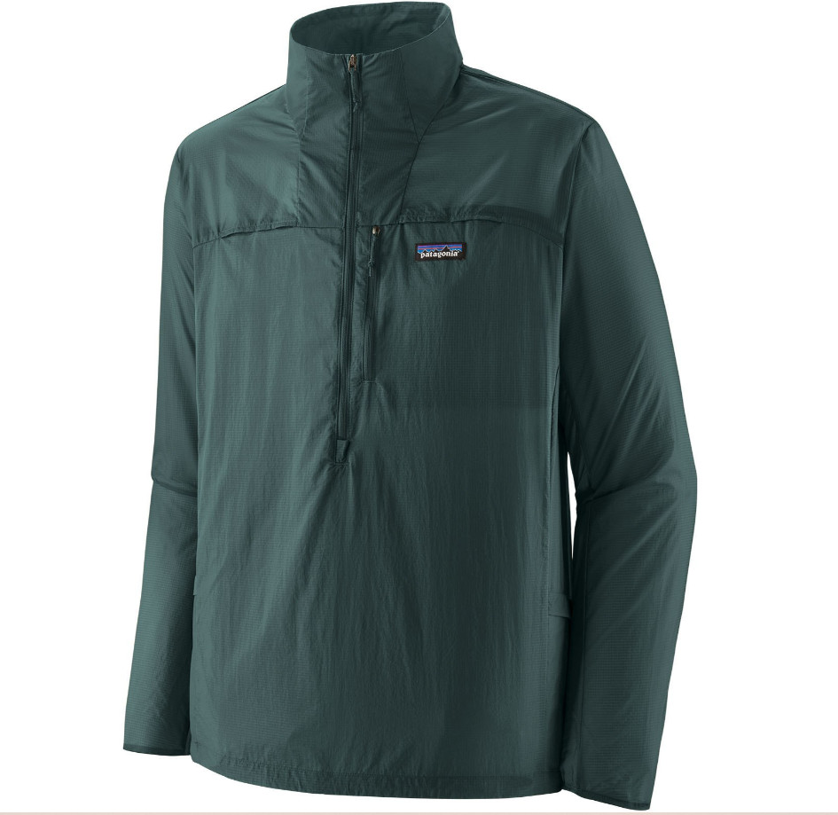 Houdini Stash Half Zip Jacket Mens Cascade Green