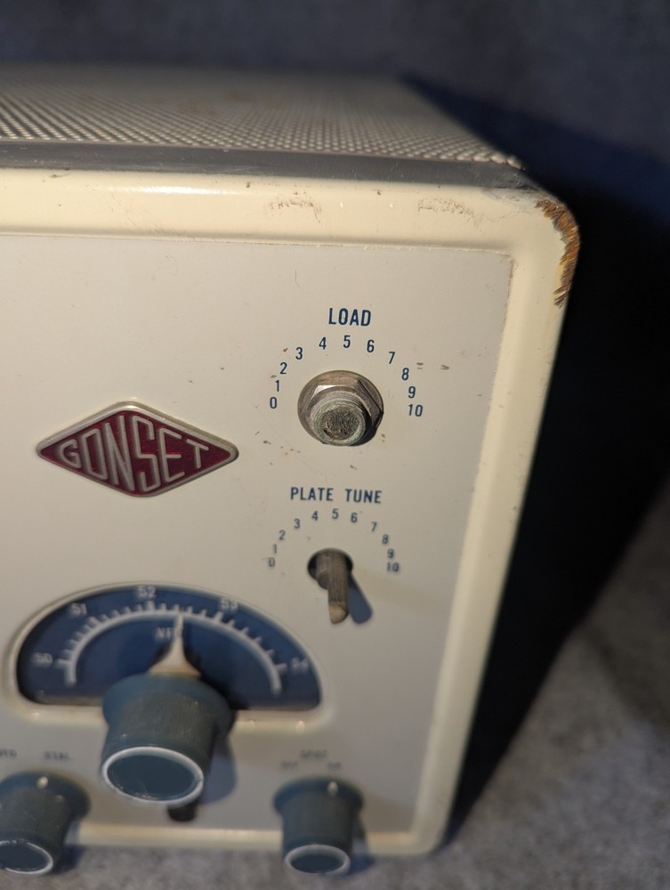 Vintage RARE Ham Radio GONSET G-50 6 Meter Communicator Tube Crystal