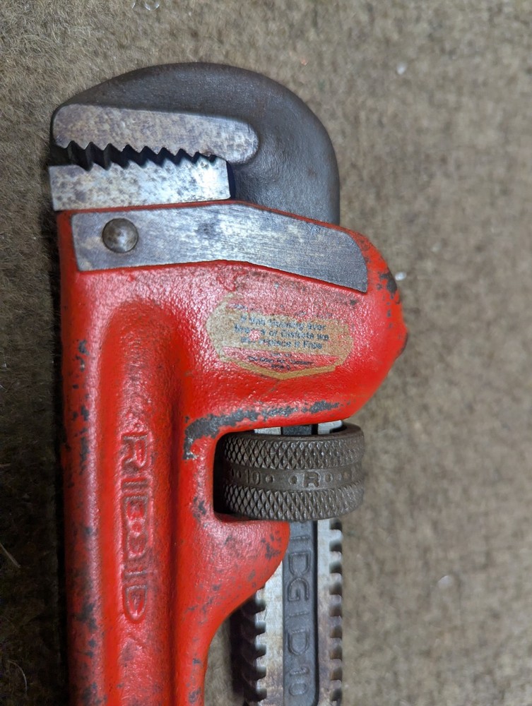 Ridgid Pipe Wrench 10-in