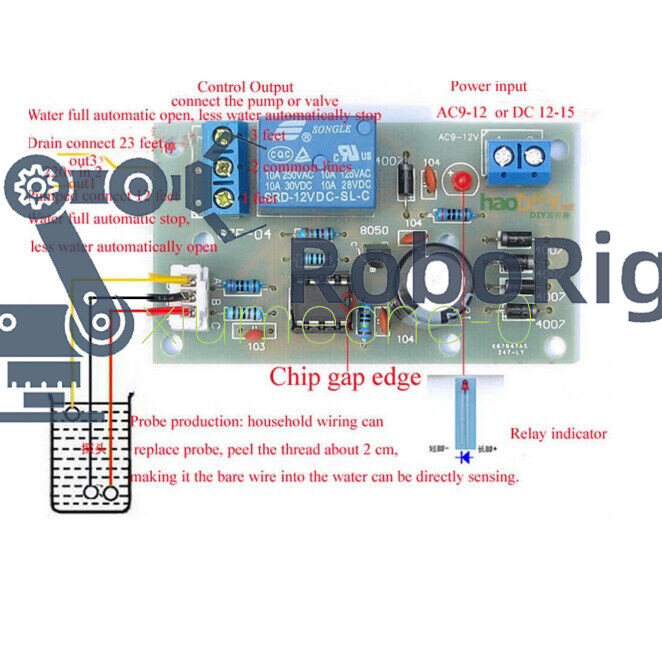 Liquid Level Controller Sensor Module Water Level Detection Sensor Component M