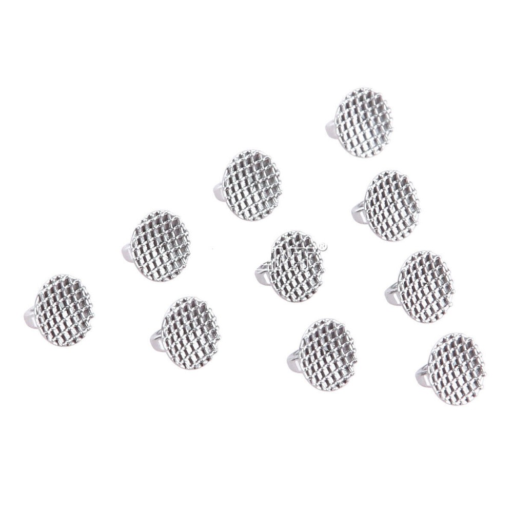 Dental Orthodontic Direct Bond Eyelet Round/Rectangular Mesh Base Lingual Button