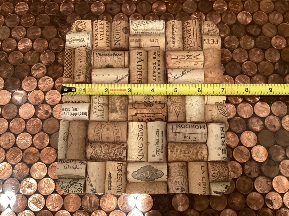Cork Trivet (Square), Made From Wine Corks