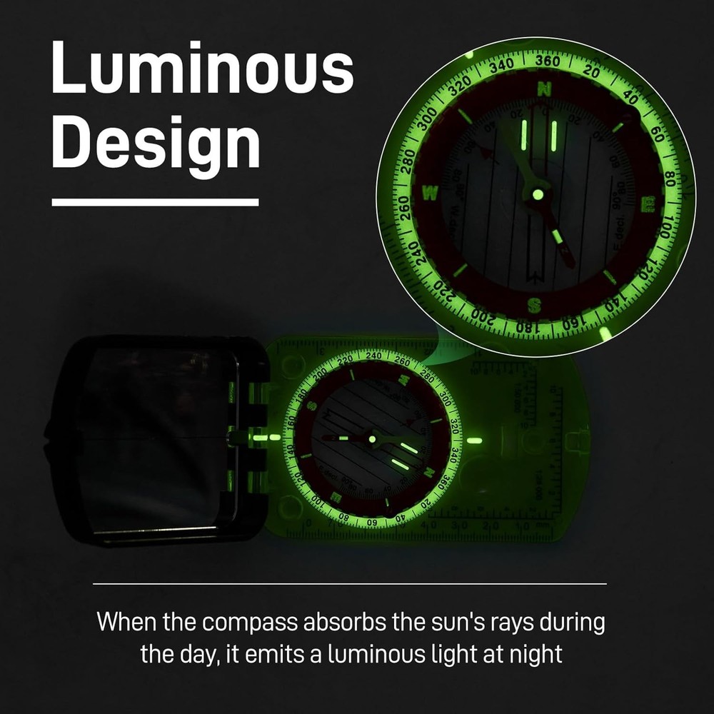 Finest Mirror Compass Outdoor Navigation - Alternative