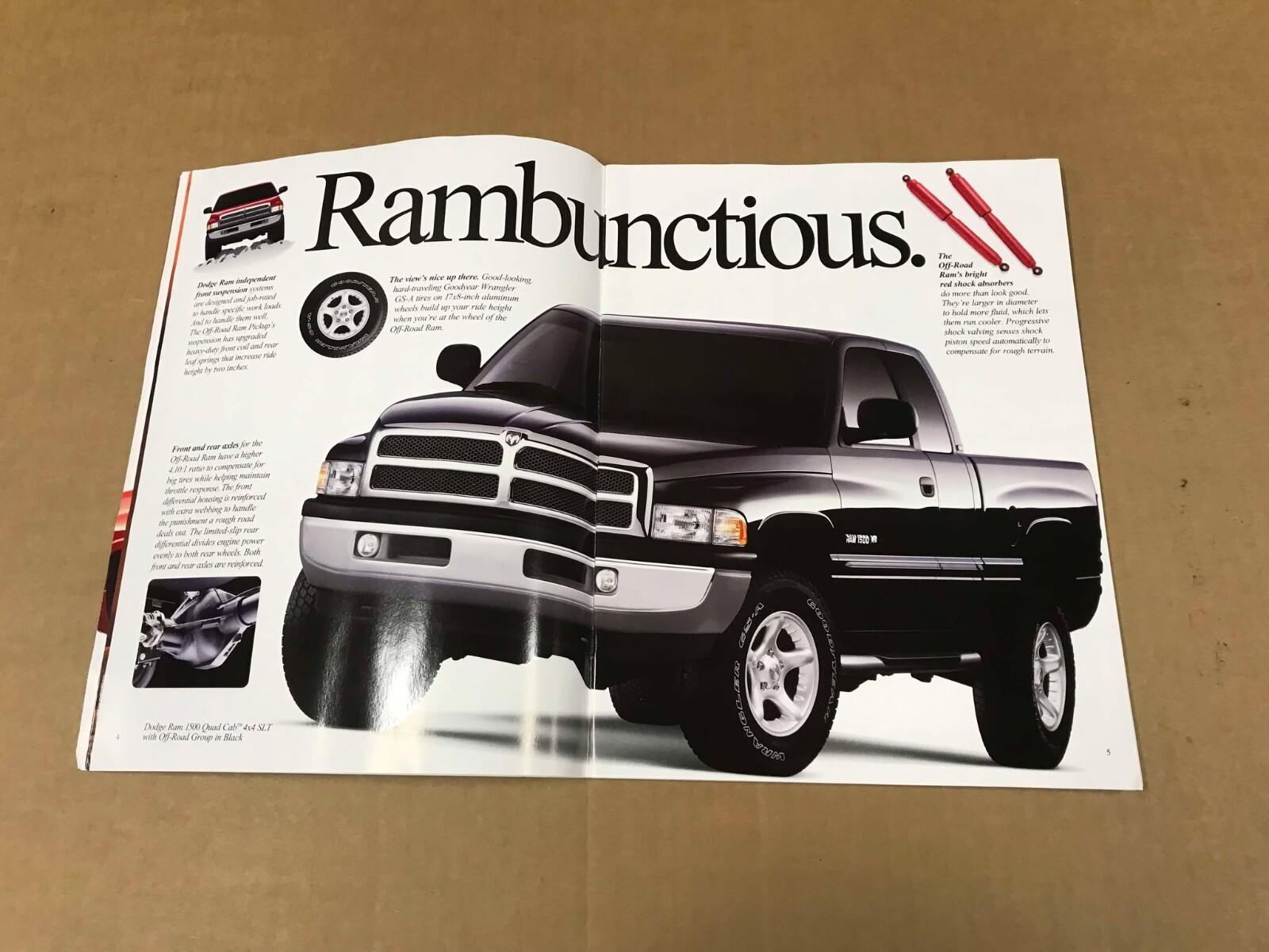 NOS 2001 Dodge Ram Dealership Salesman Brochure