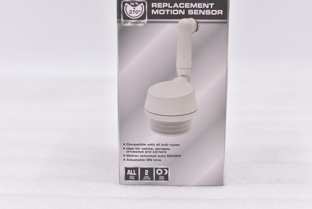 Defiant 270-Degrees Replacement Motion Sensor for LED, CFL & Incandescent, White