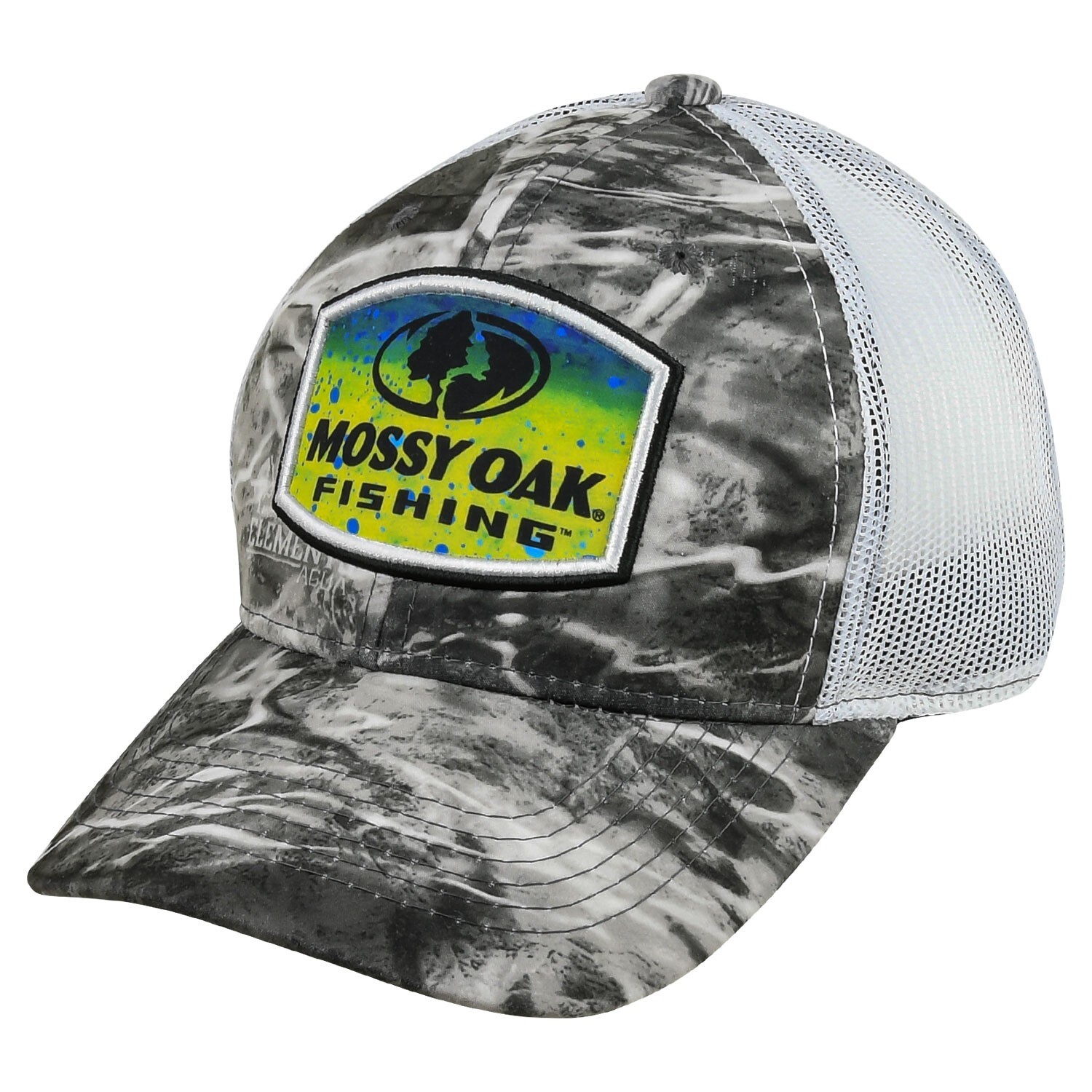 Mossy Oak Fishing Meshback Cap- Elements Agua Manta