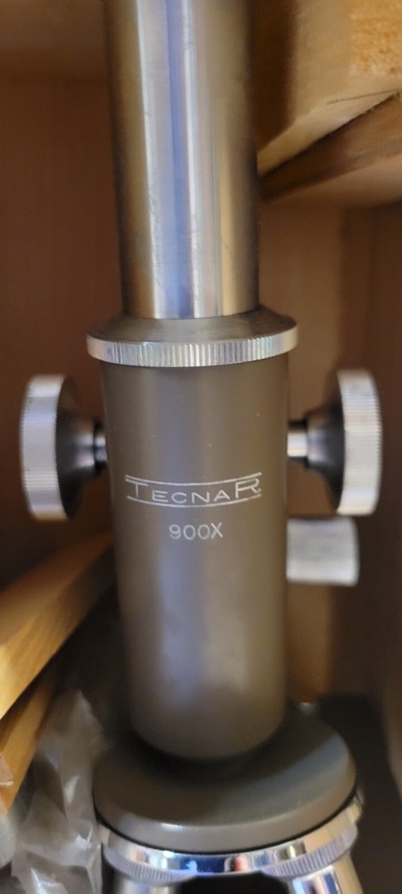 Vintage Microscope Tecnar 900x