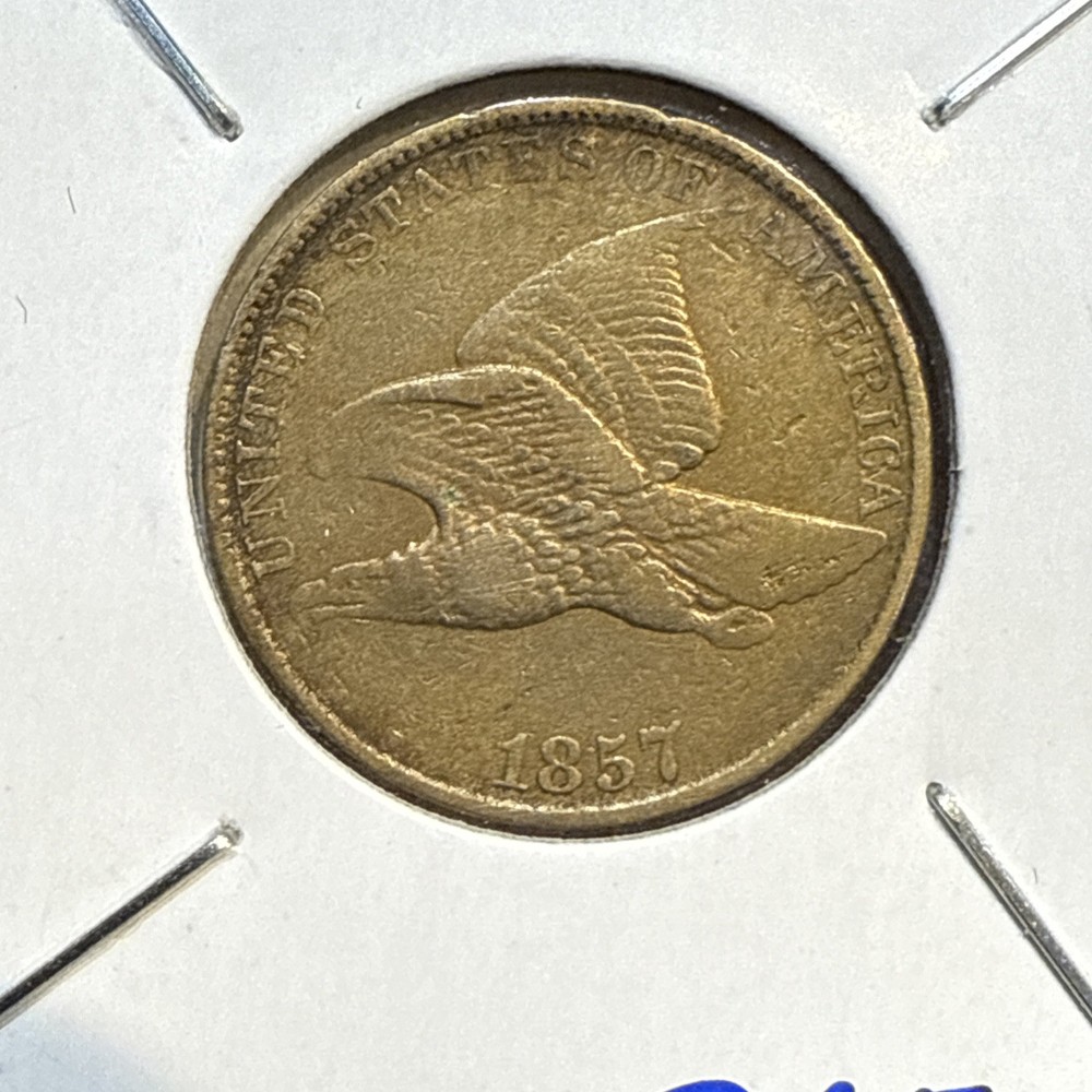 1857 Flying Eagle Cent Sharp Details Very Nice