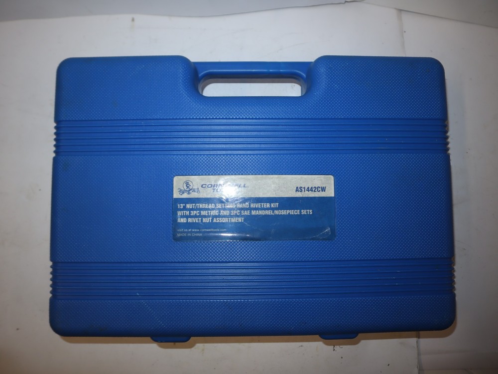 Cornwell Tools 13” Nut/Thread Setting Hand Riveter Kit - AS1442CW - AO4076496
