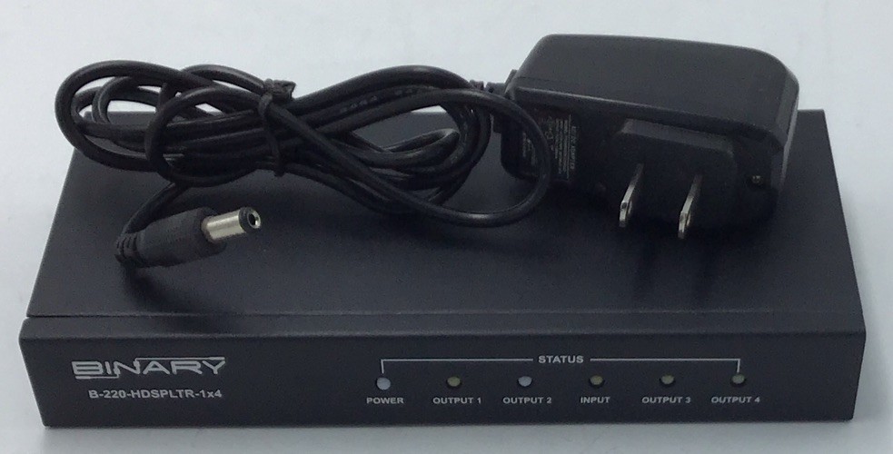 Binary B-220-HDSPLTR-1x4 HDMI Splitter i313