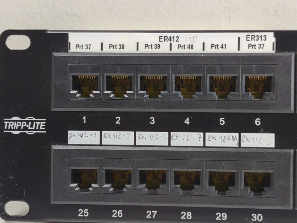 Tripp Lite 48 Port Data Rackmount CAT6 Patch Panel P48T-KAA: Optimized Network