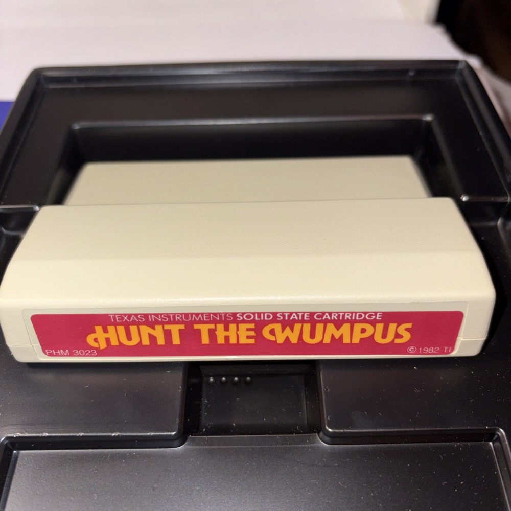 Texas Instruments T1 Home Computer Applications Software Game Lot (4) 1981