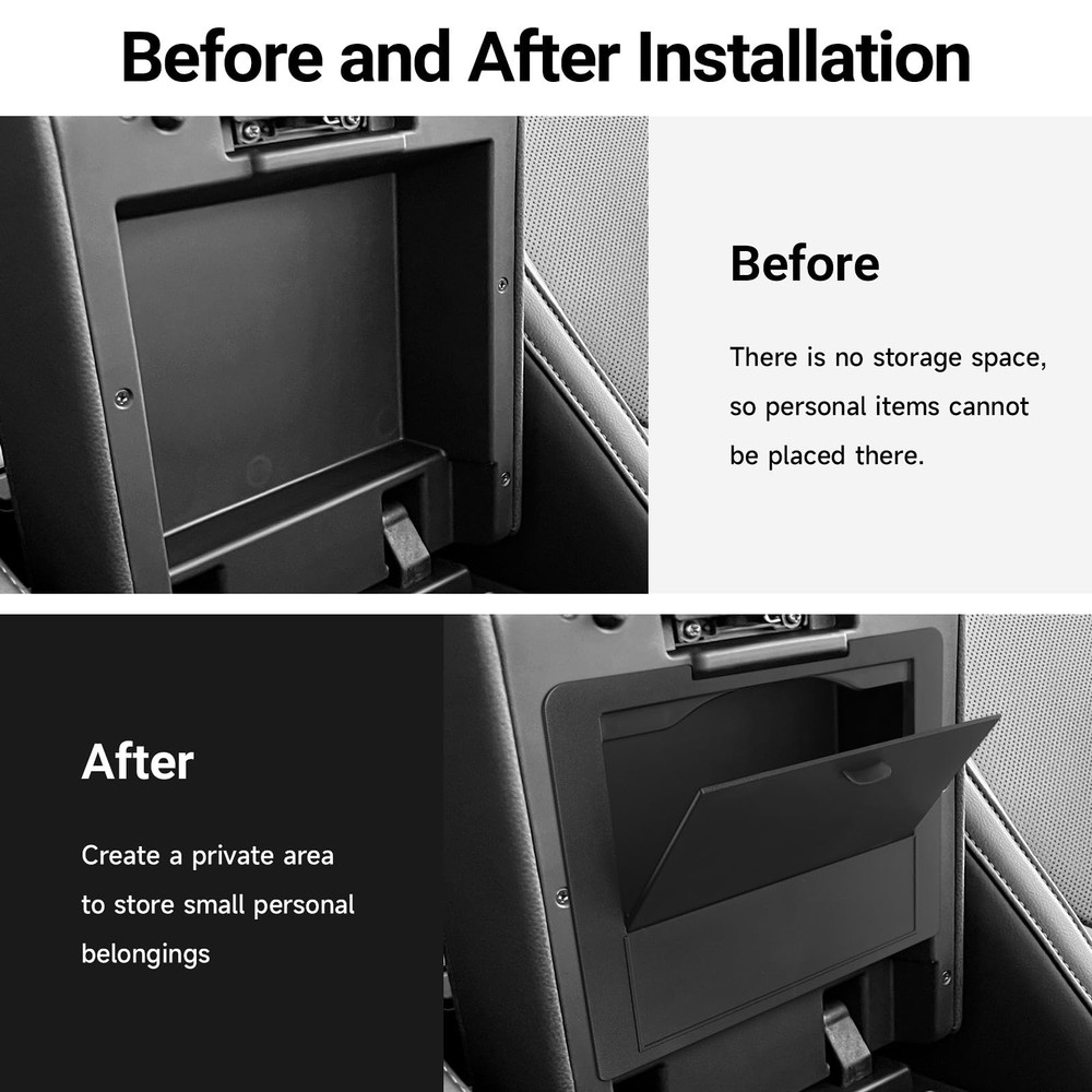 YOJOJOCO Center Console Hidden Box Organizer, Organizer