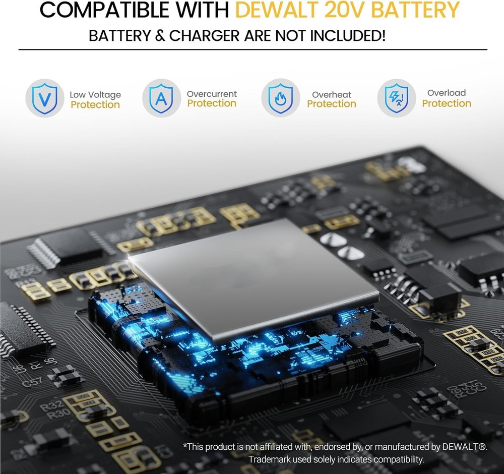 Lightweight Brushless Router with Adjustable Speed & Worklight – Ready to Use