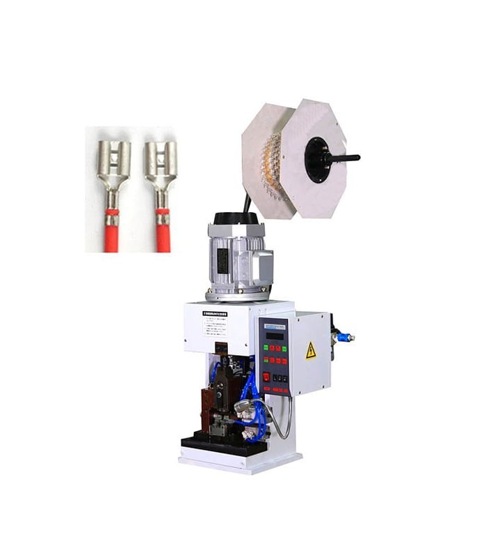 Automatic Terminal Peeling and Stapling Machine with Tape