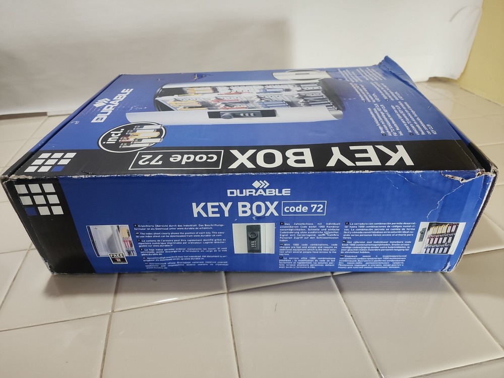 Durable Aluminum Key Box Code 72 Made In Germany