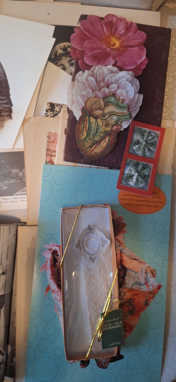 Vintage & Antique Paper Assorted Ephemera for Collage, Decoupage, Crafts 6+ Lbs