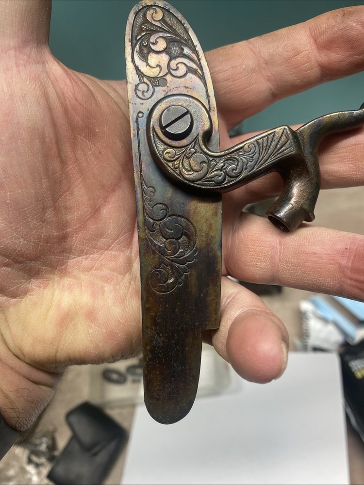 Thompson Center Muzzleloader Lock Assembly with Brass Bushing and Bolt.