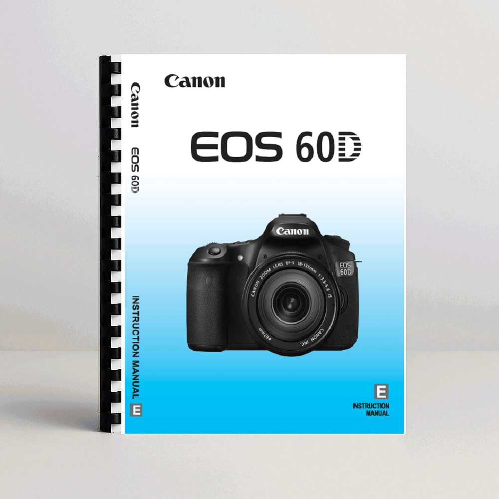 Canon EOS 60D Instruction Manual