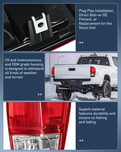 Taillight Assembly Compatible with 2016 2017 2018 2019 2020 Passenger Side