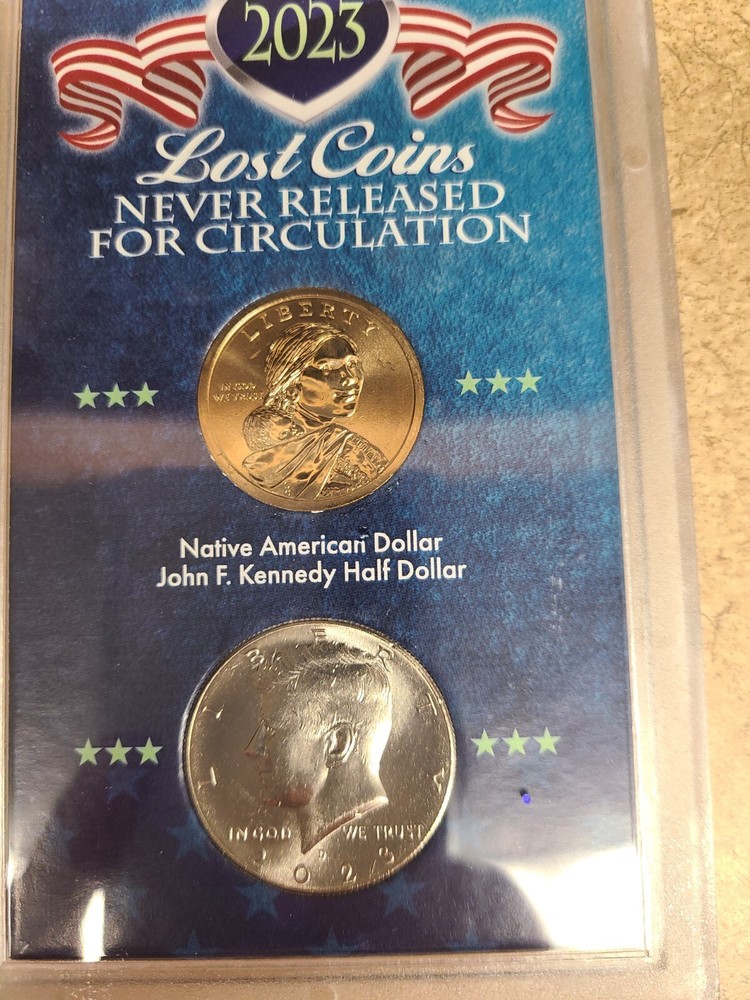 2013 Lost Coins Never Released for Circulation $1 & 50c