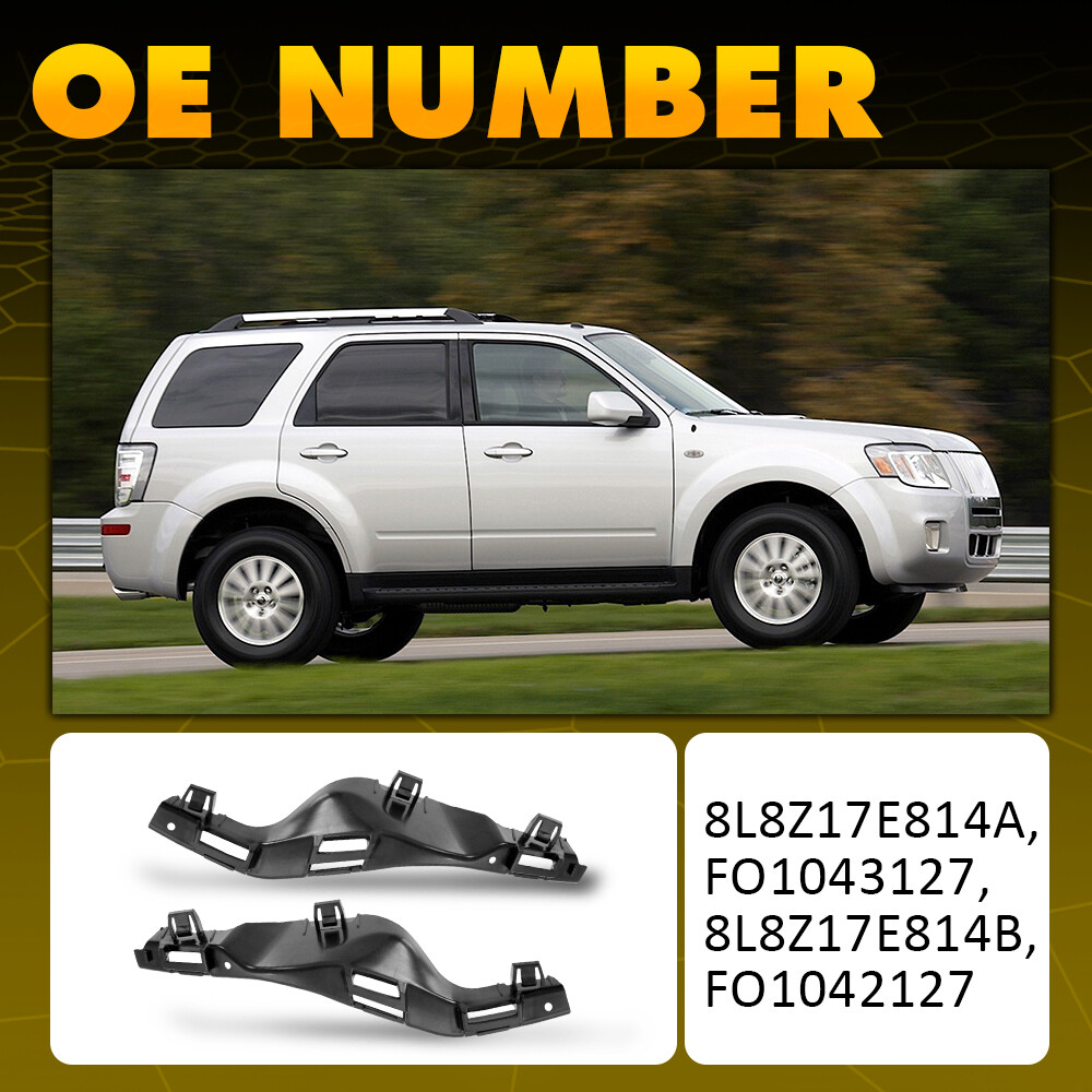 For Ford Escape 2008-2012 Bumper Cover Bracket Driver&Passenger Side Pair Front