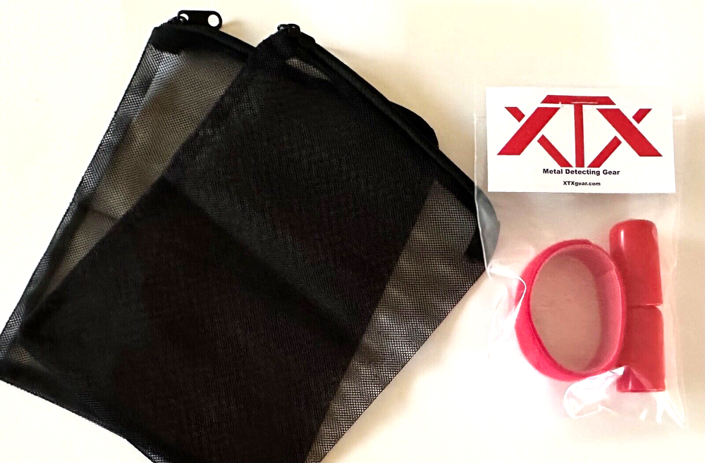 XTX Pinpointer Cap Tip Protector - Minelab Pro 15,20,35,40...2 Caps + 2 Bags