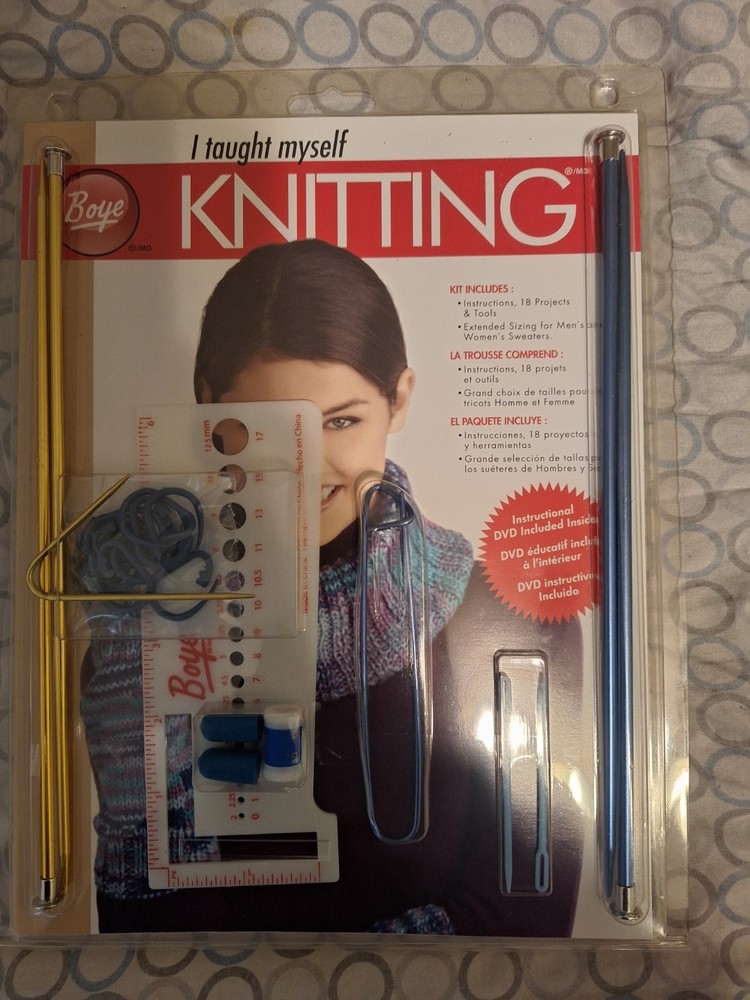 Boye I Taught Myself Knitting: 18 Projects & Tools