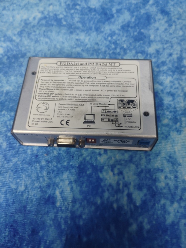 Extron Electronics P/2 DAxi and P/2 DA2xi MT