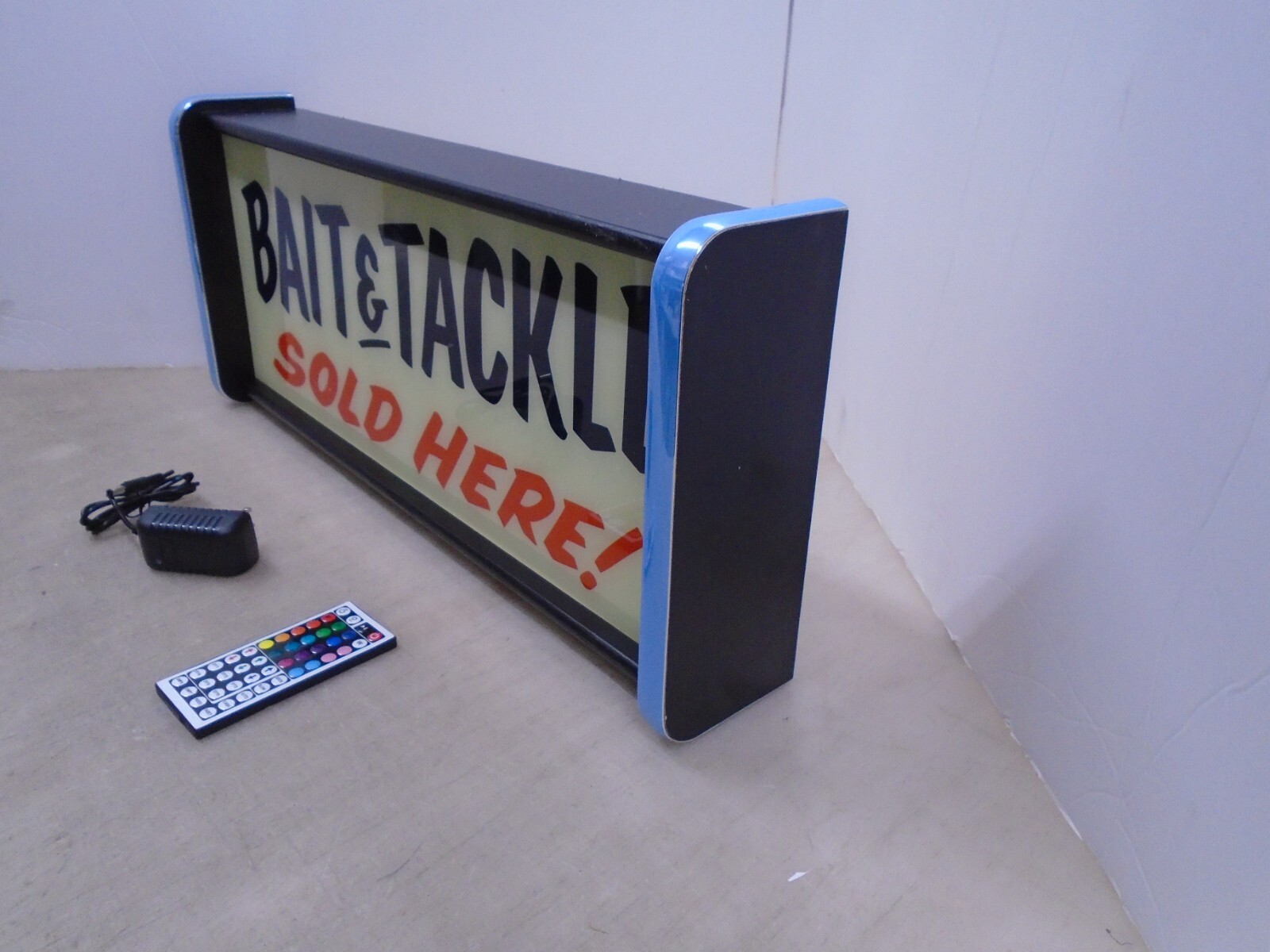 Bait & Tackle sold here LED Display light sign box