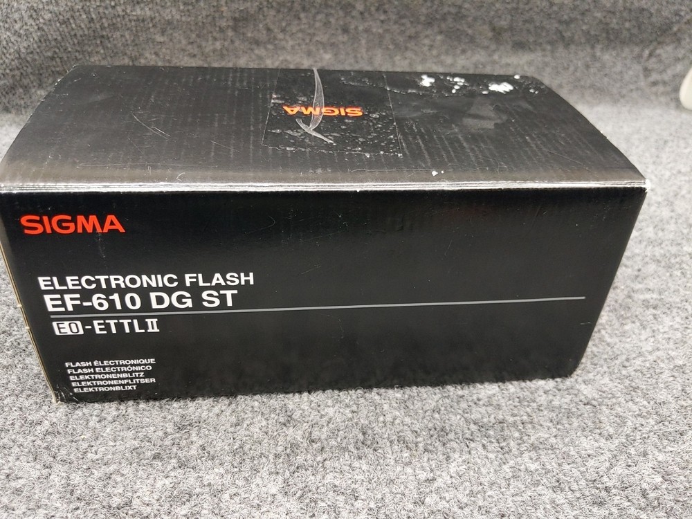 Sigma Electronic Flash EF-610 DG ST for Canon New Open Box Complete