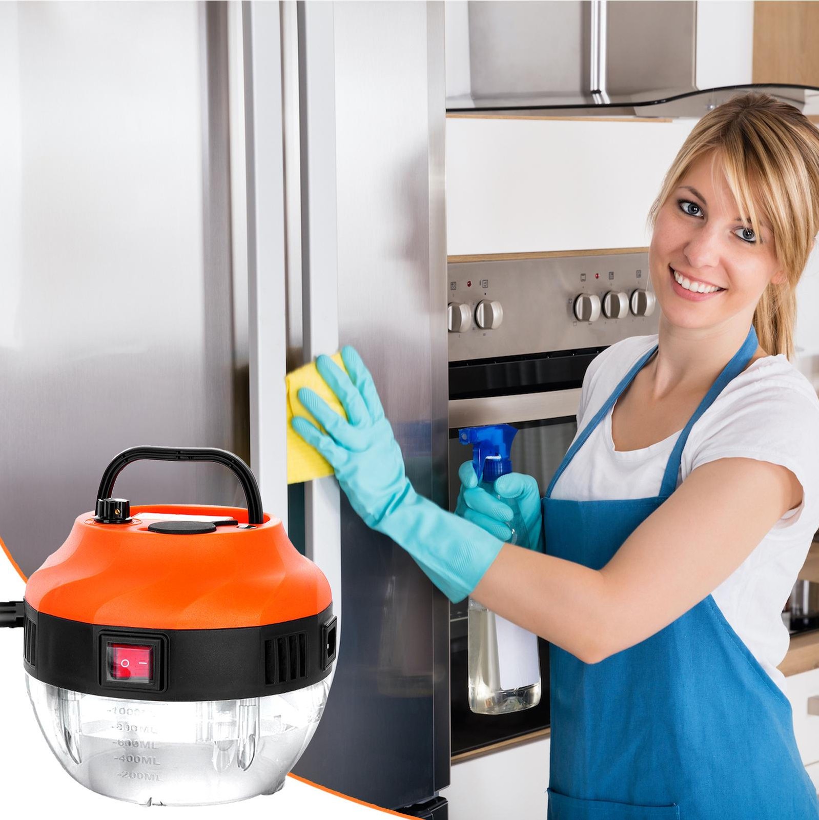 High Pressure Steam Cleaner 3800W Household Car Home High Temp Cleaning Machine