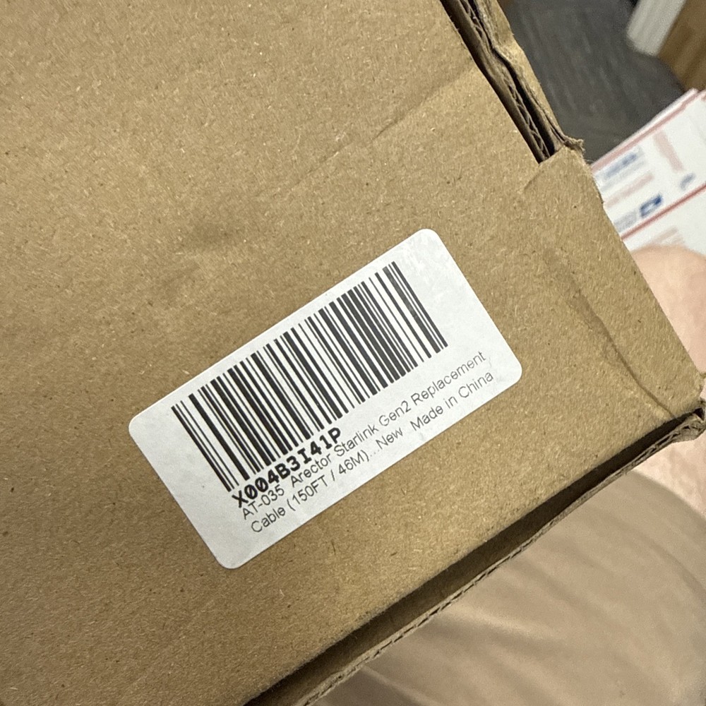 Starlink Replacement Cable 150FT/46M for Starlink Rectangular Satellite V2