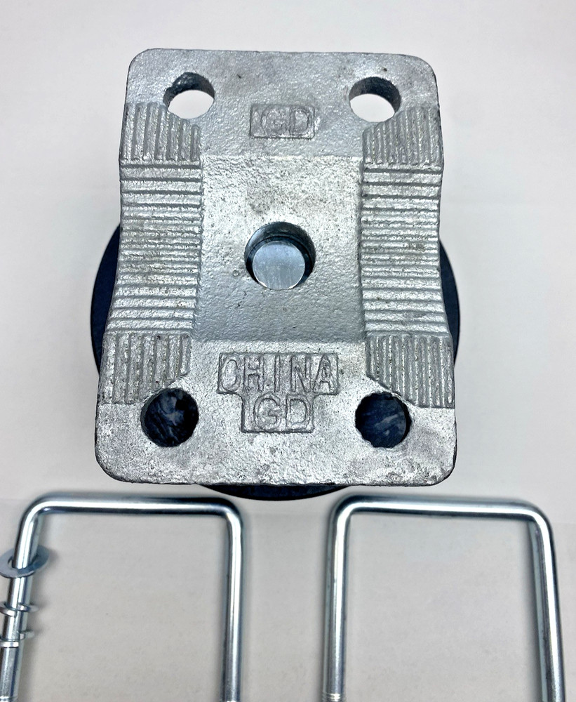 4" Square Post x 2" Square Gate Frame Nylon Cantilever Gate Roller