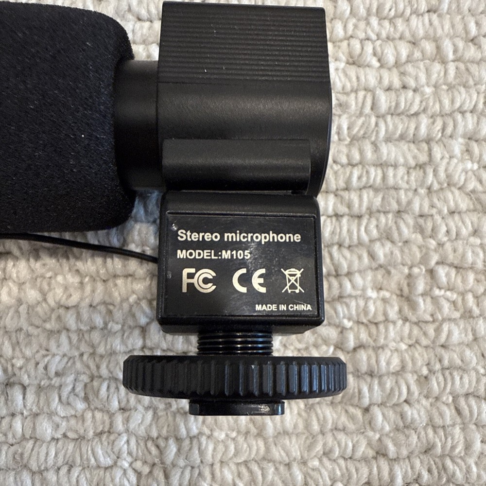 Video Camera Camcorder Stereo Microphone Model M105