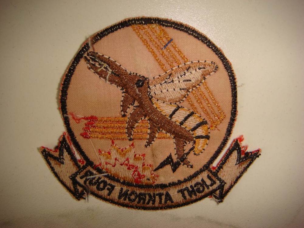 US NAVY ATTACK SQ LIGHT ATKRON FOUR, VIETNAM WAR PATCH