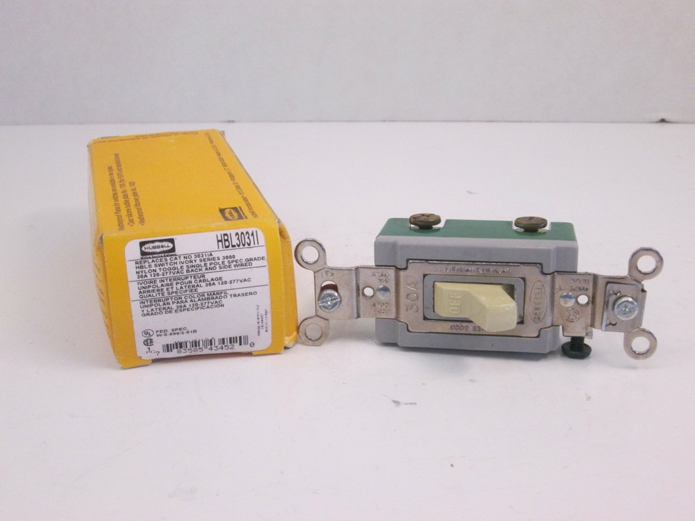 Hubbell HBL3031I Switch, 30A