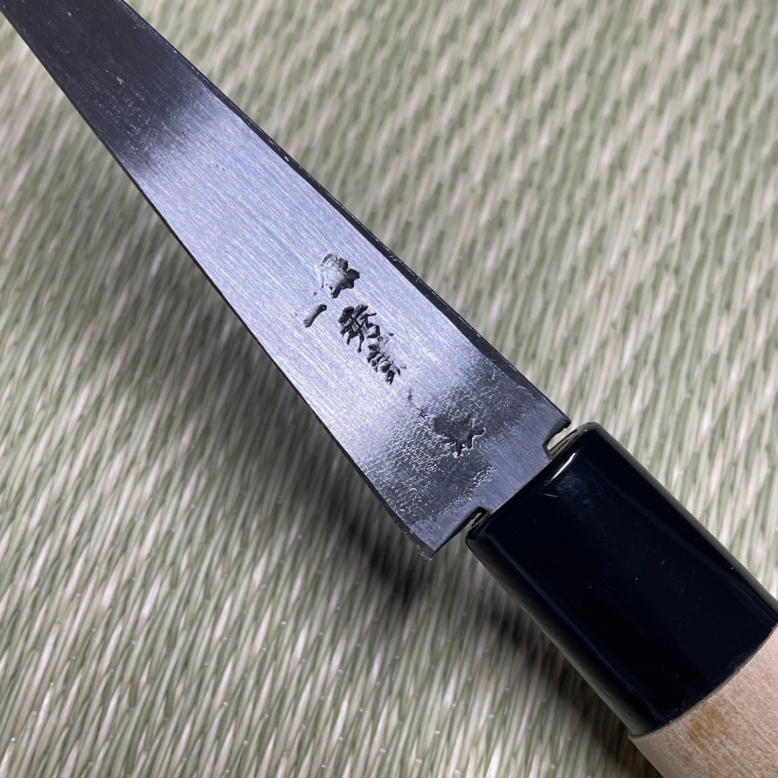 Hidekane-Kiridashi Knife Kogatana / Yasugi Steel NOMI Sculpture Japanese Sword