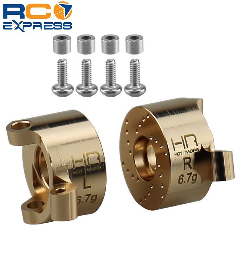 Hot Racing Axial SCX30 Brass Front Steering Blocks  SXTY21H