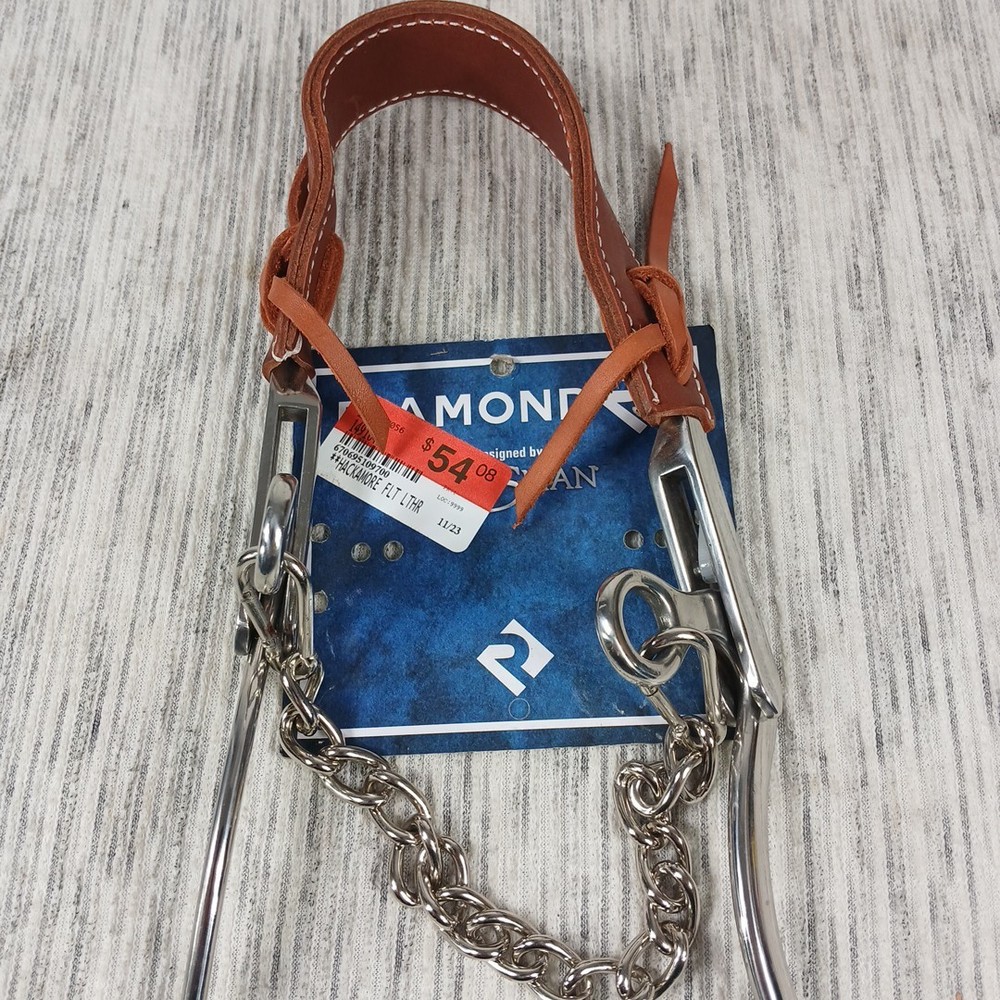 CIRCLE Y Mechanical Hackamore Leather Bit (DR056)