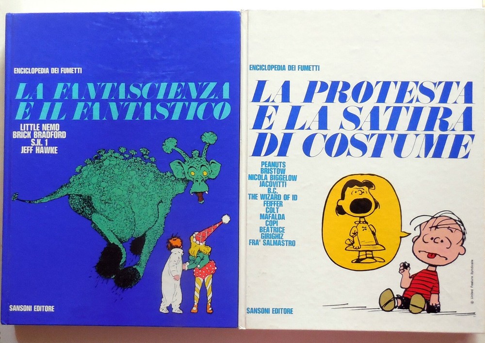 1970 SAMSONI 5 VOLUME ENCYCLOPEDIA COMICS BOX SET