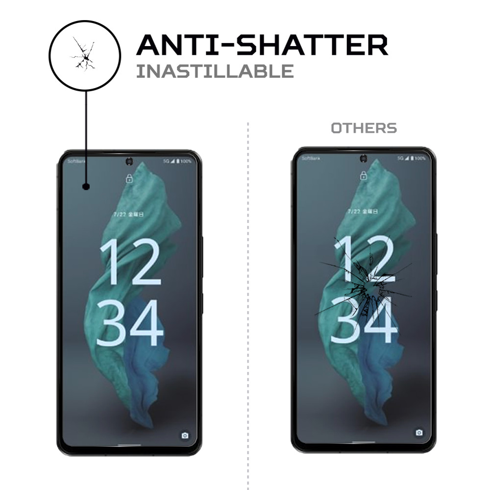 ANTISHOCK Screen protector for Sharp Aquos R7