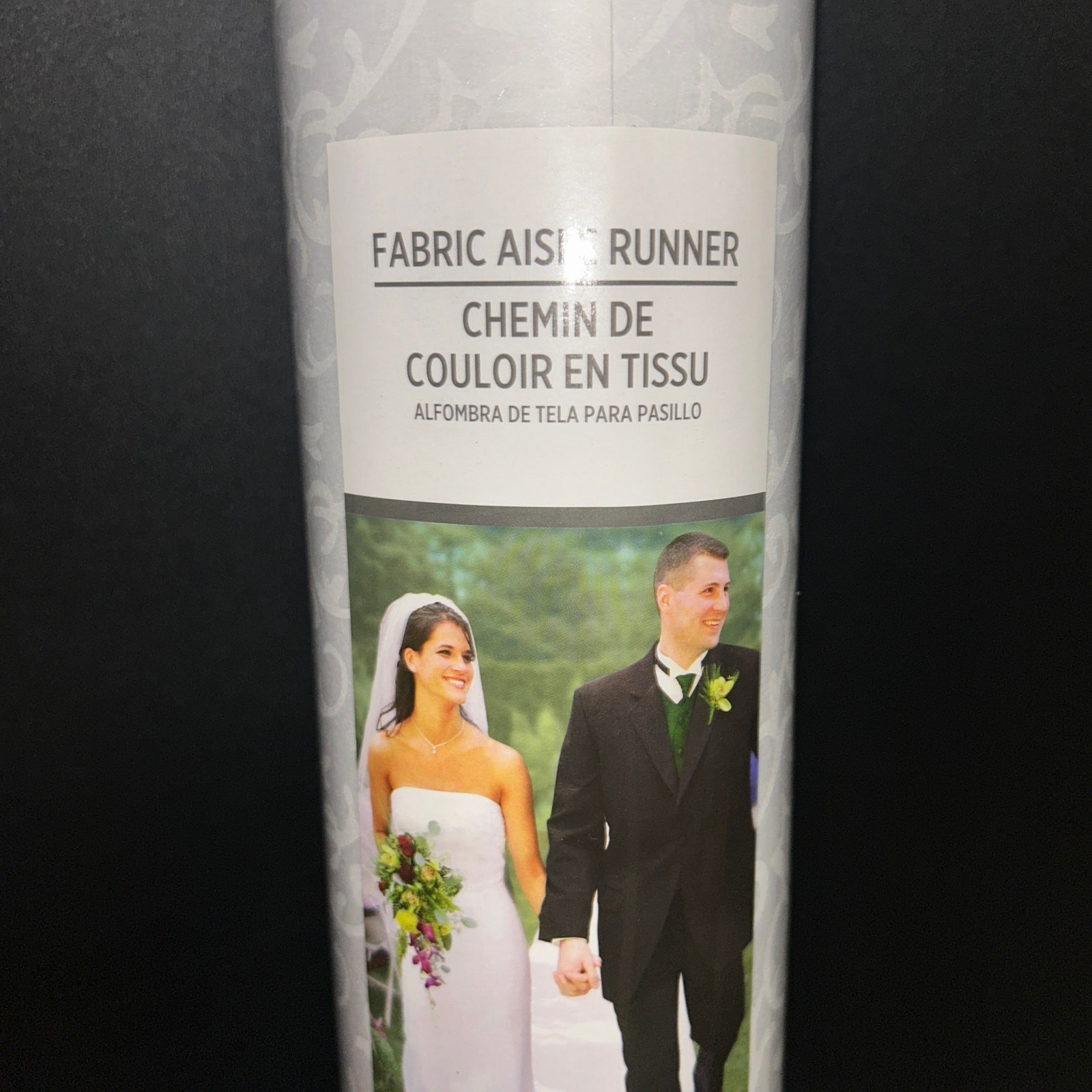 New Amscan Elegant White Paisley Wedding Aisle Runner 100 Feet x 36"